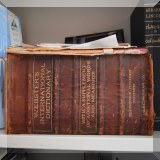 B03. Antique Webster's Dictionary. - $85 